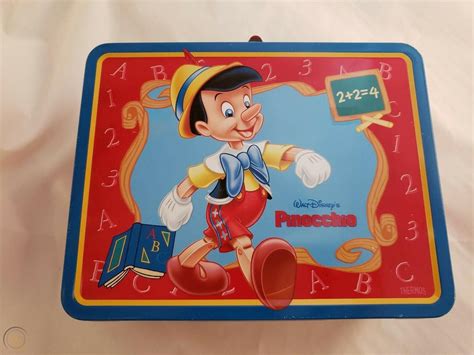 Walt Disney's Pinocchio Metal Lunch Box By Thermos